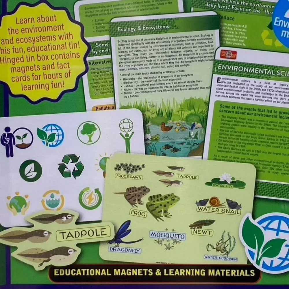 T. S. Shure by Bendon Environmental Science and Ecosystems Educational Magnets - Picture 4 of 5